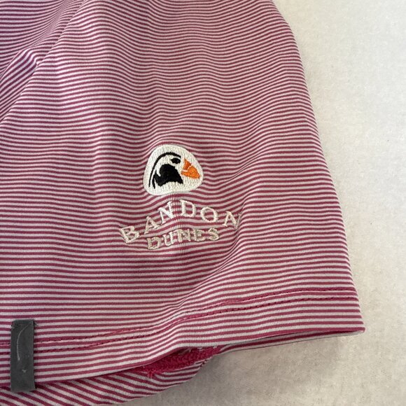 KJUS Golf Soren Polo Performance Stretch Shirt Mens 54 XL Red Striped UPF - Picture 6 of 11